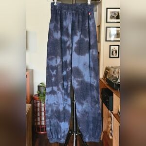 Aviator Nation Blue Tie-Dye Sweatpants